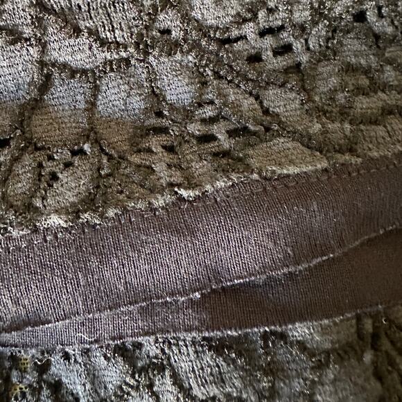 RAQUEL ALLEGRA | Navy Blue Lace Stretch Midi Pencil cocktail Dress | Size Small - Picture 8 of 8